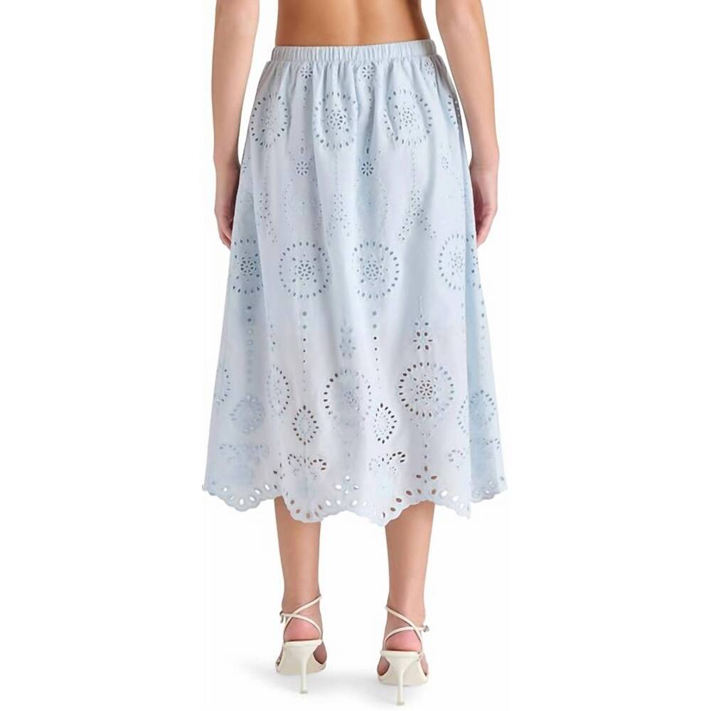 NEW STEVE MADDEN anaisa skirt in iris blue - Picture 4 of 5